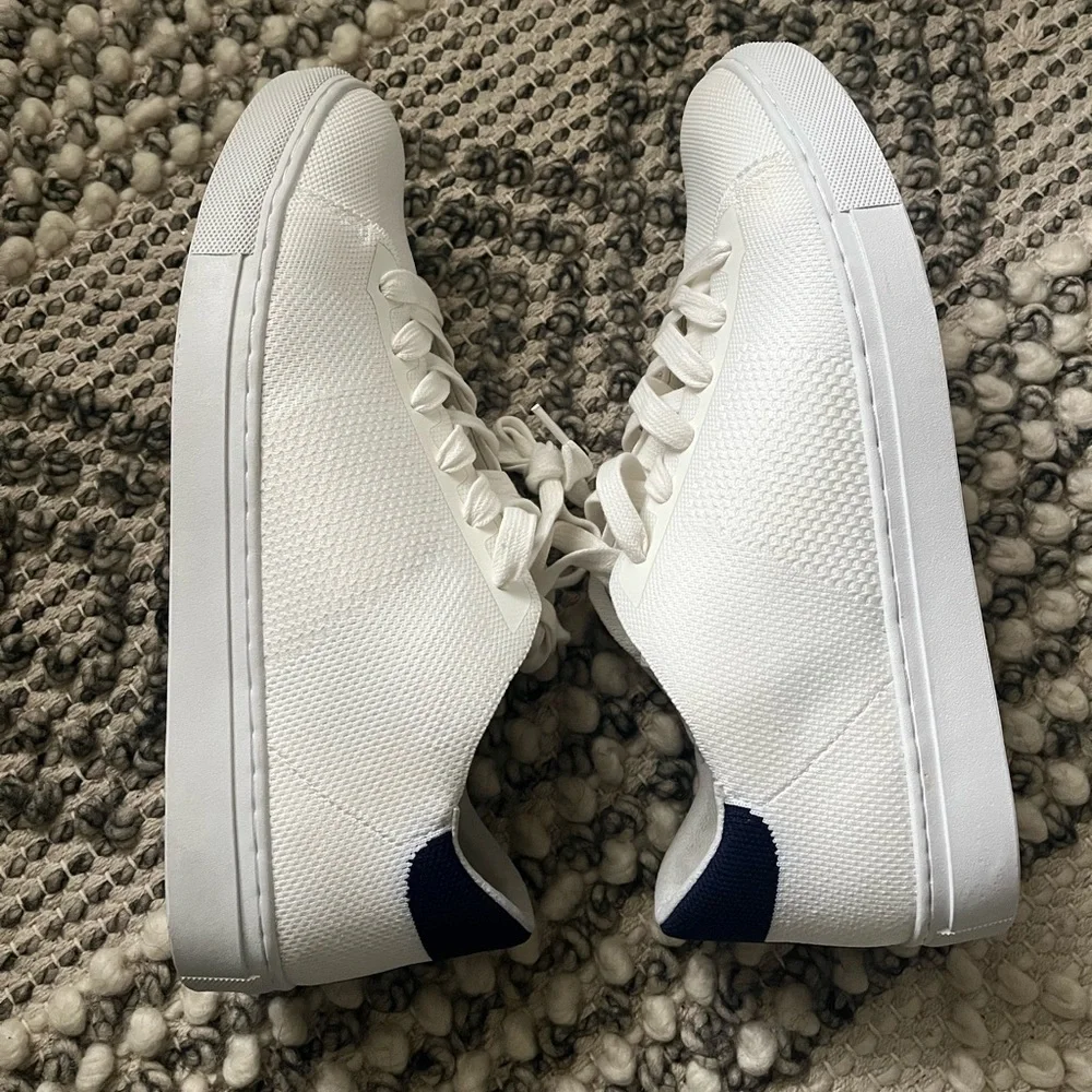 NWOB GREATS BROOKLYN G-Knit White / Navy Sneakers Mens Size: 11